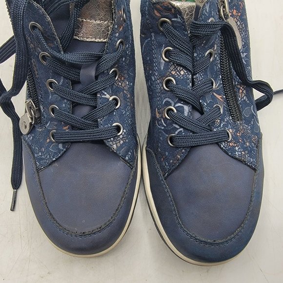 Spring Step Gabrielle Mens 6.5 Blue Sneaker Shoes Walking Work Wear Casual - Picture 13 of 14